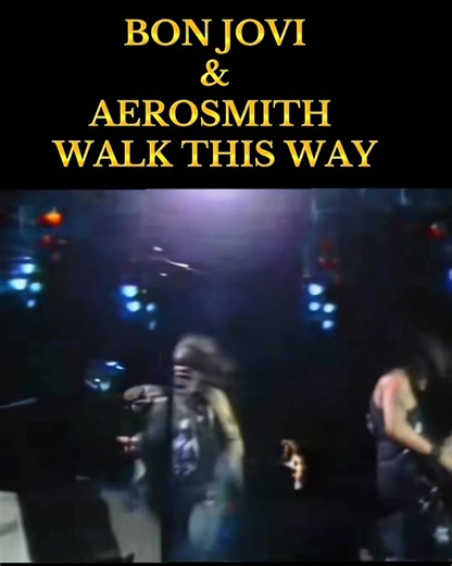 BON JOVI & AEROSMITH - WALK THIS WAY. #bonjovi #aerosmith #walkthisway #nostagiadosoficial #fypviralsound #fypmusic #sonsquetocamnaminhacabeca #rock #anos80 #anos90 | Smooth Echo