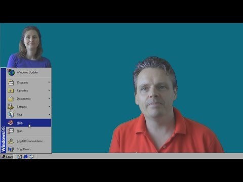 Dad Tries Out Windows 98 SE (1999) With Mum Watching