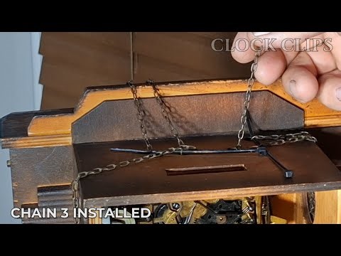 Reinstalling Chain 3 on This Cuckoo Clock – Part 7