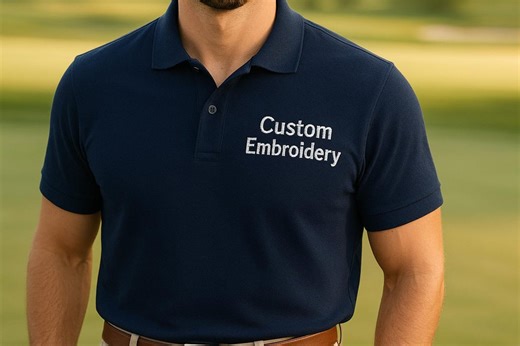 Custom Embroidered Polo Shirt for Men, Business Logo Golf Polo, Company Workwear Shirts, Custom Logo Clothing, Personalized Mens Polo Tee - Etsy