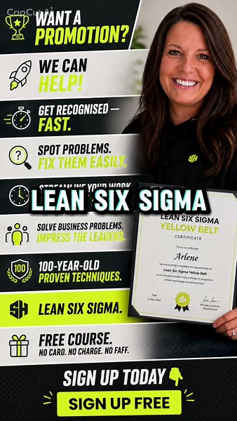 Lean Six Sigma Courses inc FREE White Belt!