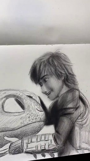Hiccup and Toothless Drawing Tutorial | How to Train Your Dragon Art