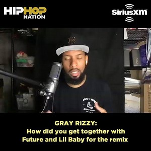 31K views · 51 reactions | GrayRizzy gets the scoop on how RMR got both Future and Lil Baby on his track, “Dealer.” Catch their interview today! | SiriusXM Hip Hop Nation | Facebook