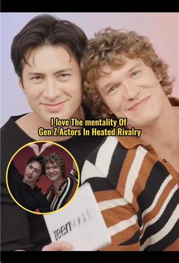 I love the mentality of Gen Z actors in Heated Rivalry.#HeatedRivalry #HudsonWilliams #ConnorStorrie #fyp #Icehockey