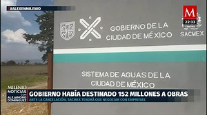 El Sistema de Aguas de la Ciudad de México cancelo 10 proyectos para obtener agua