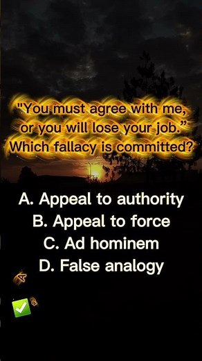 Logic fallacy questions | Logic chapter 5 exam for freshman #freshmancourse #education #fallacy