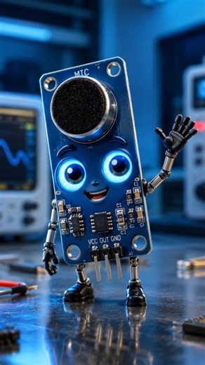 🔊 Turning Sound into Signals ⚡Mic Sensor Explained in Seconds 🎙️#MicSensor #SoundSensor #Arduino