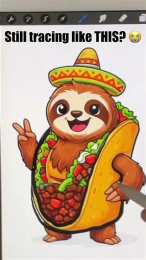 Procreate Tutorial – Easiest Way to Trace Over a Picture