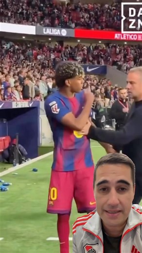 Lamin Jamal left angry after Barcelona's victory at Atlético de Madrid's stadium.