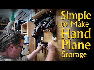 Simple Hand Plane Storage Idea - Easy to Make