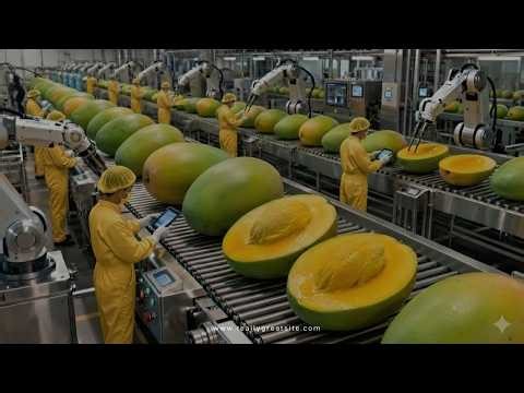 Inside Nexgen Process Factory – How Fresh Mango Juice Is Made in Massive Batches! 🥭