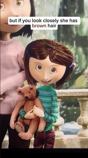 Coraline’s Blue Hair Has a Creepy Secret #coraline #halloween #timburton