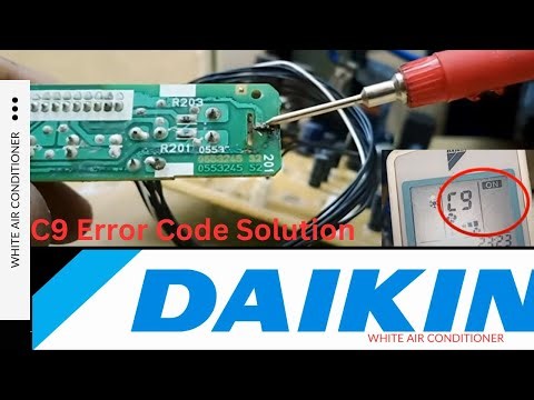 Daikin C9 error code solution #daikin