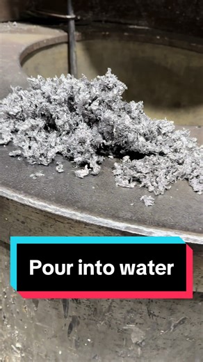 Pouring Molten Metal into Water: Stunning Reactions