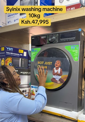 Syinix 10kg Washing Machine - Affordable Home Appliance