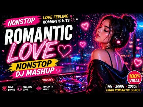 Nonstop Romantic DJ Remix 💖 Love Feeling Songs | Hindi Love Mashup | Chill Vibes