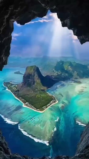 Underwater Waterfall Illusion in the Indian Ocean