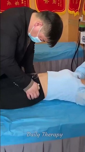 Lower back adjustment that actually works #physicaltherapy #shorts