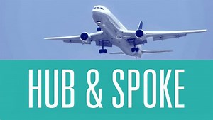 ユナイテッドが採用しているネットワークシステム「ハブ・アンド・スポーク」。この方法をとることで、スケジュールや目的地の選択肢が広がり、より便利で効率的に空の旅をご利用いただけます。 | United