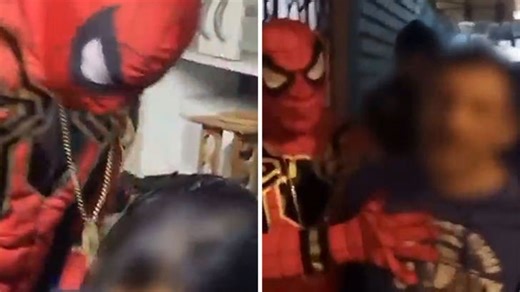 Peru Police Officer Dressed as Spider-Man Makes Halloween Drug Bust