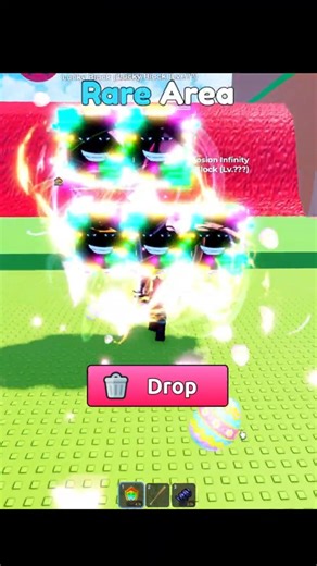 I was so lucky block, in escape tsunami #roblox #shortvideos #shorts
