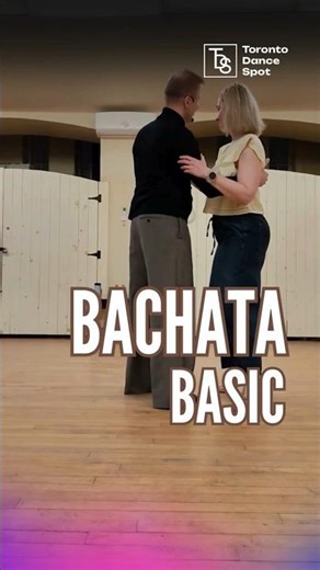 Easy Bachata Steps for Beginners 💃🕺 #aniaandadam