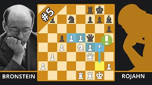 How To Win A Chess Game With Just Pawns - Best Of The 50s - Bronstein vs. Rojahn, 1956