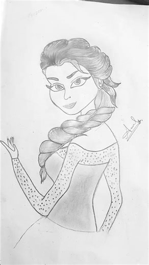 draw frozen anime#drawing #illustrationnation #girlillustration #artshorts #likeforlikes #subscribe