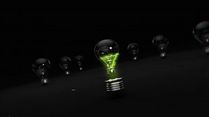 Exploding Light Bulbs With Green Energy Effects!