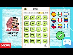 Brain Test All Star | Niveles 341 - 360 | Todas las soluciones explicadas ✅