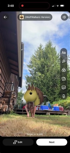 Running with the horses…