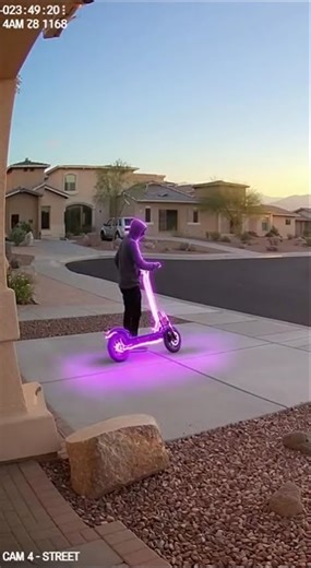 🚨💥 Apollo Phantom V3 Enforces HOA Rules — Thief Gets Violet-Coded 😂🛴 #shorts2025