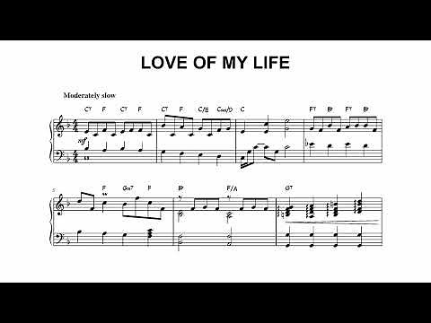 Queen - Love Of My Life | Piano Sheet Music