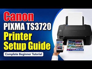 How to Set Up Canon PIXMA TS3720 Printer #canonpixma