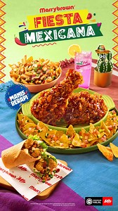 Ready for a Fun Fiesta? 🌶️💥 Dive into Marrybrown’s Mexicana menu — bold, spicy and tangy flavours that bring the heat and keep your tastebuds dancing! 🔥 Available for a limited time only: New Spicy Smoky Cumin Sauce paired with Mexicana Chicken, Wrap, and Chips. Grab yours now at a Marrybrown near you! 🌮❤️ #MarrybrownMY #SomethingDifferent #MBMadeInMalaysia #MemangBuatanMalaysia #MBFiestaMexicana | Marrybrown
