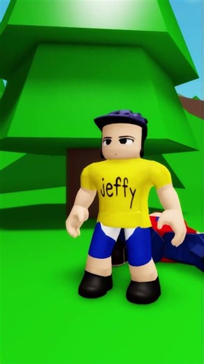 Jeffy Kid’s revenge | Roblox 99 nights in the forest #roblox #jeffyroblox