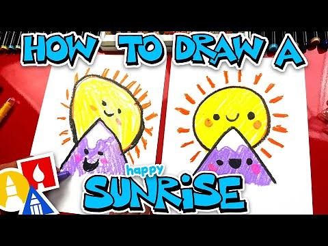 How To Draw A Happy Sunrise