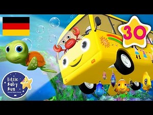 Die Räder des Busses Unterwasser! | Kinderlieder und Cartoons | Little Baby Bum | Moonbug Kids