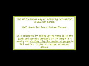GCSE Geography - Theme 6 - Lesson 1 - The Development Gap
