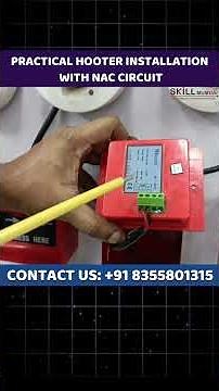 Fire Alarm Hooter Installation with NAC Circuit Wiring | Complete Practical Training | Skill Mumbai