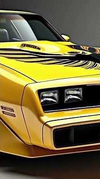 1979 Pontiac Firebird Trans Am Yellow| Classic American Muscle Icon