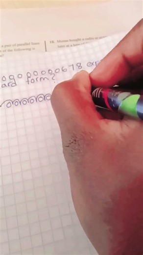 Changing numbers to Standard form #maths