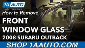 How To Replace Front Window Glass 2004-09 Subaru Outback