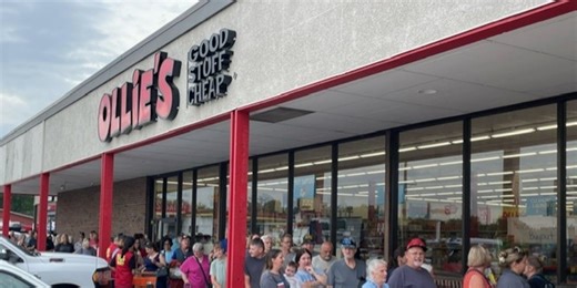 Customers line up as Ollie’s Bargain Outlet opens new store in Topeka