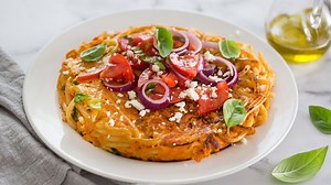 Pasta Frittata Italian Recipe | How to Make a delicious frittata using your LEFTOVERS spaghetti. - Italian Food