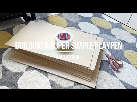 Building a Super Simple Hamster Playpen - DIY Tutorial