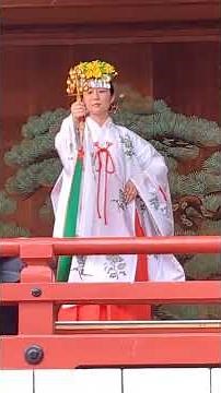🐎 4 #鈴舞#浦安の舞 #巫女舞 🏇簫🎶 #2026#夏詣#神楽殿#浅草神社