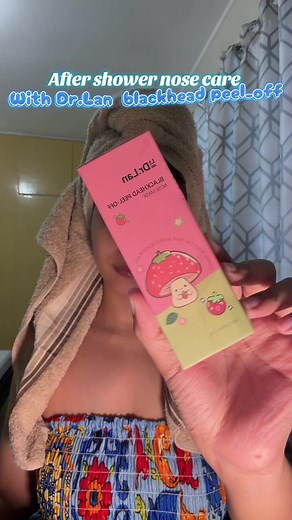 Peel it off with Dr.Lan! Don’t miss out on the sale get it now😍 #StrawberryNose #DrLan #PoreMask #skincare #nosecare