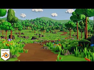 How to Make a Low Poly Forest in Blender