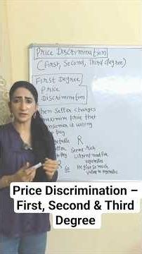 Price Discrimination – First, Second & Third Degree #economics #price #discrimination #first #second